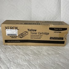 Xerox 106R01333 Phaser 6125 Yellow Toner Cartridge New Sealed Genuine picture