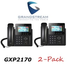 2 Pack Grandstream GXP2170 12-Line Office Phone Color Display Dual Gigabit picture