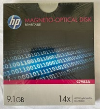 New Sealed HP C7983A 9.1GB Magneto-Optical Disk Cartridge 14x MO RW Rewritable  picture