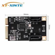 XT-XINTE 2 Port SATA III Mini PCIE 3.0 Gen3 Controller Card  Extension Card picture