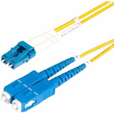 StarTech 98.4ft/30m OS2 Fiber Cable, LC to SC, 9/125 Duplex, LSZH (smlcscos230m) picture