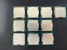 Lot of 10 Miscellaneous Intel CPU Processors for Desktop PC Computer picture