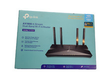 TP-Link Archer AX1800 Gigabit WIFI 6 Router - Black -NOB picture