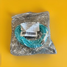 🔥(AN) ***QTY 1*** LC to LC Duplex Fiber Optic Patch Cable 50µm OM3/OM4 10G 10M picture