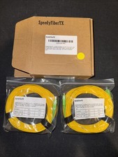Speedy Fiber TX 2 Pack 20 Meter Fiber Optic Cables picture