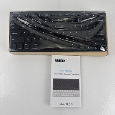 Arteck HB098 Universal Slim Portable Wireless Bluetooth Keyboard Windows Android picture