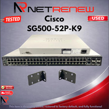 Cisco SG500-52P-K9 52 Port Gigabit PoE Network Switch picture