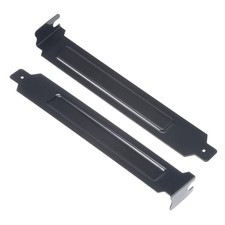10 Pack PCI Slot Covers with Screws for PC Case Dustproof Black picture