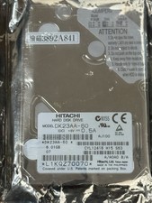 HITACHI DK23AA-60 6GB 4200U/min 512KB IDE 2.5'' - New Factory Sealed picture