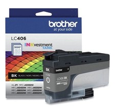 Brother LC406BKS INKvestment 3,000 Page-Yield Ink - Black New picture