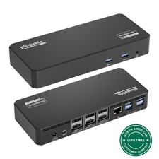 Plugable USB-C Docking Station, 4K Triple Monitors, 100W Laptop Charging picture
