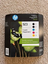 GENUINE HP 923 5-PACK 2 Black, Cyan, Magenta, Yellow Ink Cartridges Exp 2027 picture