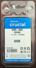 BRAND NEW CRUCIAL 32GB (1x32GB) DDR5 CL46 5600MHZ SODIMM LAPTOP RAM CT32G56C46S5 picture