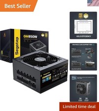 GM850 850W Power Supply, 80 Plus Gold Certified, PCIe 5.1 & ATX 3.1 picture