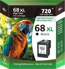 68 Black Ink Cartridge 68e Ink Replacement for 68 Series, Compatible hp 68XL picture