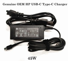 Genuine OEM 45W Type-C Laptop Charger for HP Chromebook 14 X360 USB-C Adapter picture