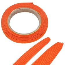 MECCANIXITY Braided Cable Sleeves Size 1/4 inch x 10ft Color Orange picture