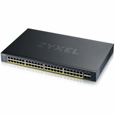 ZYXEL 48-port GbE PoE Lite-L3 Smart Managed Switch with 4 10G Uplink XGS193552HP picture