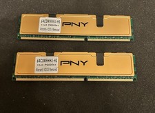 PNY 8GB (2x4GB) DDR3 Desktop RAM 1600MHz PC3-12800 Gold Heatspreader Kit picture