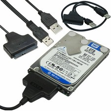 USB 2.0 to 2.5inch HDD 7+15pin SATA Hard Drive Cable Adapter For SATA SSD & HDD picture