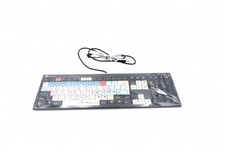 LogicKeyboard Slim Keyboard LXH-JME7596H Silver Wired USB Pro Tools picture