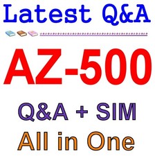 MS Best Exam Practice Material for AZ-500 Exam Q&A+SIM picture