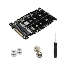1pc M.2 NVME SSD Key M + NGFF SATA SSD Key B to U.2 SFF-8639 Adapter picture