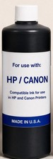 1,000 ML BLACK DYE INK FOR HP CANON DESKJET PRINTER UNIVERSAL BULK INK REFILL picture