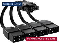 12vhpwr Cable, 600W 16 Pin Male to 4x8 Pin Female GPU Cable picture