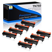 8 PACK - TN760 Toner for Brother HL-L2350 L2390DW MFC-L2750DW L2750DW XL W/Chip picture