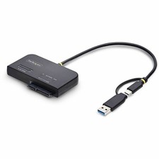 StarTech USB-C/USB-A to M.2 NVMe and 2.5in/3.5in SATA Adapter, 10Gbps, Tool-Free picture