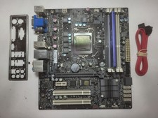 ECS EliteGroup H77H2-M Motherboard Core i3-3220, 8GB RAM, IO Shield #2130 picture