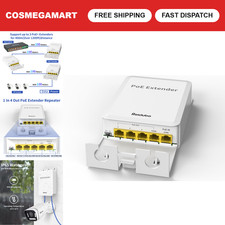 5-Port Outdoor PoE++ Gigabit Extender, 1000Mbps PoE Repeater, IP65 Waterproof, 1 picture