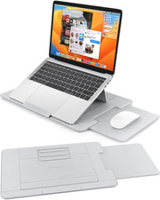 Abovetek Adjustable Laptop Lap Desk, 3 Ergonomic Angles, PU Leather Non-Slip picture