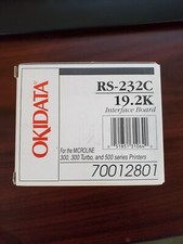 NEW OKIDATA Microline Printers RS-232C 19.2K Interface Board 70012801 #69j picture