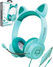 Kombat Kitty Headphones for Kids Headphones with Cord Cute Cat Ear Kid Wired ... picture