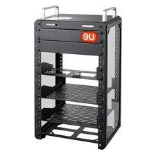 VEVOR 9U Network Rack 7.87 Inch Depth Open Frame Server Rack for 10 Inch Network picture
