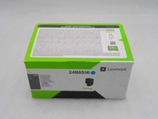 NEW OPEN-BOX GENUINE LEXMARK 24B6516 CYAN TONER CARTRIDGE picture