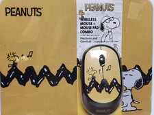 Peanuts Snoopy Woodstock Mouse &  Mouse Pad Combo Set picture