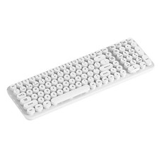 North Full Size Wireless Keyboard Round Membrane Pop Keys - 105 Keys picture