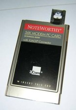 NoteWorthy 56k Modem PC Card with XJACK Connector 3CXM056-BNW picture