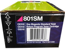 Lexmark 80C1SM0 Magenta Toner Cartridge Genuine OEM Original picture