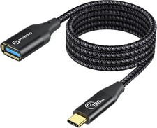 PHIXERO [10Gbps USB C to USB 3.1 Gen 2 Adapter 3.3 FT, USB-C Male to USB-A Fe... picture