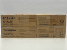 2 Pack Toshiba T-2505U Black Toners for e-STUDIO 2505H 2505F. 10000 Page Yield picture