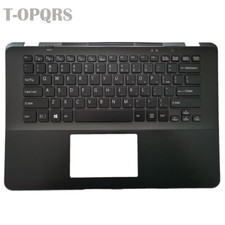 New For Sony Vaio SVF14A SVF14A1C5E Palmrest & US Keyboard A1958531A Backlit picture
