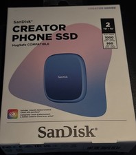 SanDisk Creator Phone SSD  2TB External USB 3.2 Type C SDSSDE62C E62C MagSafe picture