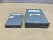 Vintage IDE LOT Toshiba XM-6401B x32 CD-ROM Drive & Sony MPF920-6 - 3.5 Floppy picture