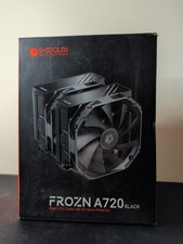 ID-COOLING FROZN A720 BLACK CPU Fan Heatsink Dual 140mm 4-Pin PWM *NEW Open Box picture