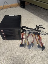4 Drive 3.5in Trayless Hot Swap SATA Mobile Rack Backplane Startech HSB43SATSASB picture