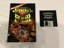 NCAA Basketball Road to the Final Four PC DOS 3.5 Floppy + Manual 1991 Bethesda picture